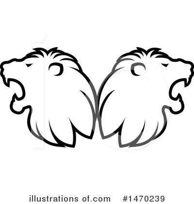 Royalty-Free (RF) Lion Clipart Illustration by Lal Perera - Stock Sample #1470239