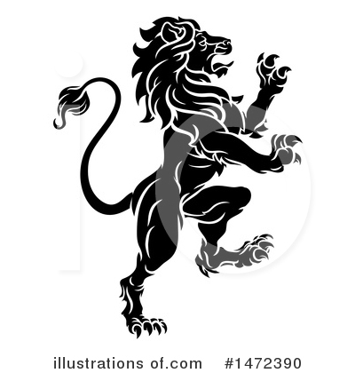 Royalty-Free (RF) Lion Clipart Illustration by AtStockIllustration - Stock Sample #1472390