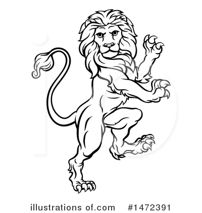Royalty-Free (RF) Lion Clipart Illustration by AtStockIllustration - Stock Sample #1472391