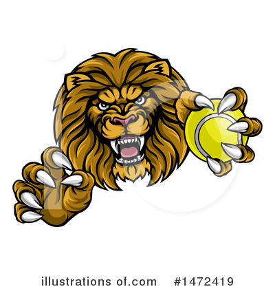Royalty-Free (RF) Lion Clipart Illustration by AtStockIllustration - Stock Sample #1472419