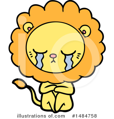 Royalty-Free (RF) Lion Clipart Illustration by lineartestpilot - Stock Sample #1484758