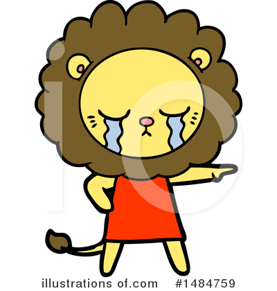Royalty-Free (RF) Lion Clipart Illustration by lineartestpilot - Stock Sample #1484759