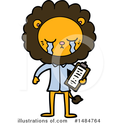 Royalty-Free (RF) Lion Clipart Illustration by lineartestpilot - Stock Sample #1484764