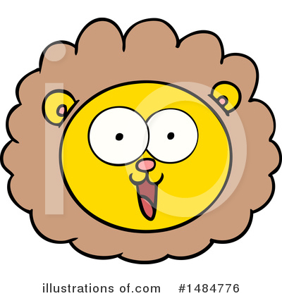 Royalty-Free (RF) Lion Clipart Illustration by lineartestpilot - Stock Sample #1484776