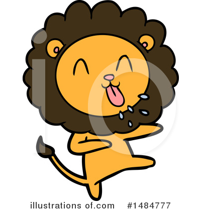 Royalty-Free (RF) Lion Clipart Illustration by lineartestpilot - Stock Sample #1484777