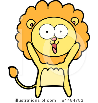 Royalty-Free (RF) Lion Clipart Illustration by lineartestpilot - Stock Sample #1484783