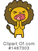 Lion Clipart #1487303 by lineartestpilot
