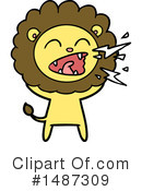 Lion Clipart #1487309 by lineartestpilot