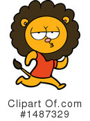 Lion Clipart #1487329 by lineartestpilot