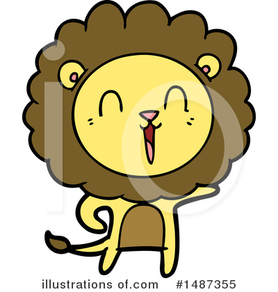 Royalty-Free (RF) Lion Clipart Illustration by lineartestpilot - Stock Sample #1487355