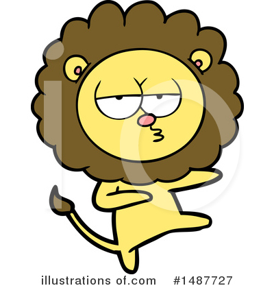 Royalty-Free (RF) Lion Clipart Illustration by lineartestpilot - Stock Sample #1487727