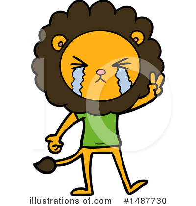 Royalty-Free (RF) Lion Clipart Illustration by lineartestpilot - Stock Sample #1487730