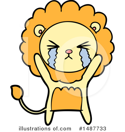 Royalty-Free (RF) Lion Clipart Illustration by lineartestpilot - Stock Sample #1487733