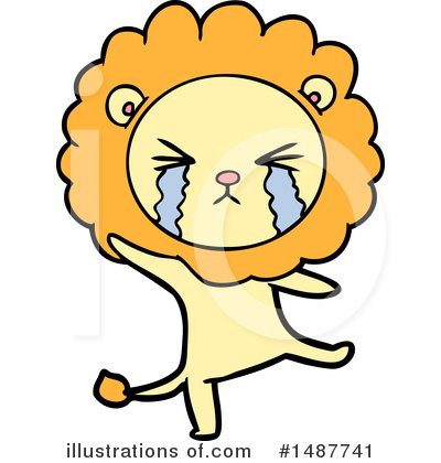 Royalty-Free (RF) Lion Clipart Illustration by lineartestpilot - Stock Sample #1487741