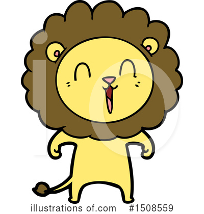 Royalty-Free (RF) Lion Clipart Illustration by lineartestpilot - Stock Sample #1508559