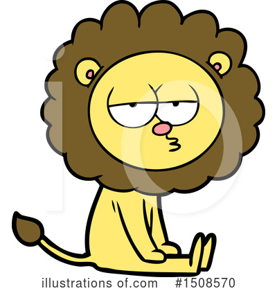 Royalty-Free (RF) Lion Clipart Illustration by lineartestpilot - Stock Sample #1508570