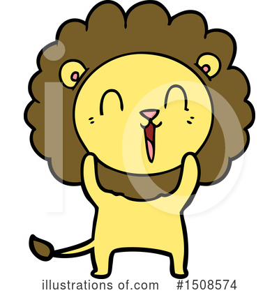 Royalty-Free (RF) Lion Clipart Illustration by lineartestpilot - Stock Sample #1508574