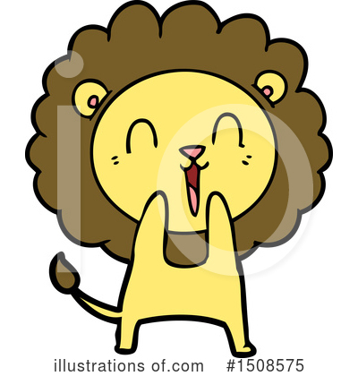 Royalty-Free (RF) Lion Clipart Illustration by lineartestpilot - Stock Sample #1508575