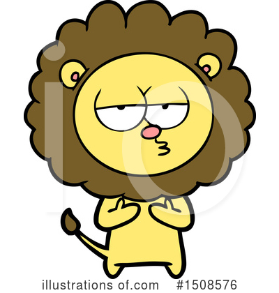 Royalty-Free (RF) Lion Clipart Illustration by lineartestpilot - Stock Sample #1508576
