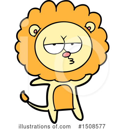 Royalty-Free (RF) Lion Clipart Illustration by lineartestpilot - Stock Sample #1508577