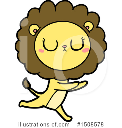 Royalty-Free (RF) Lion Clipart Illustration by lineartestpilot - Stock Sample #1508578