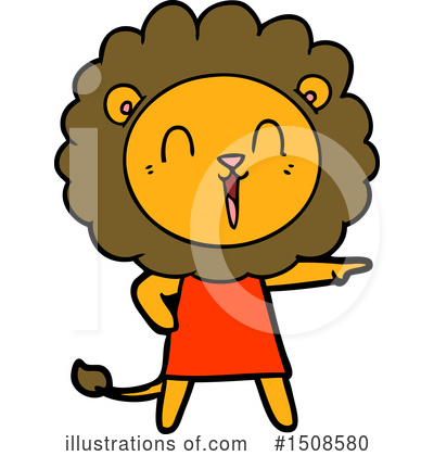 Royalty-Free (RF) Lion Clipart Illustration by lineartestpilot - Stock Sample #1508580