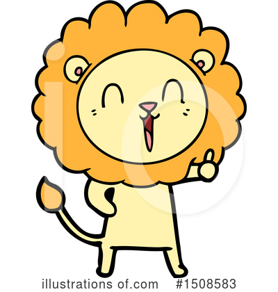 Royalty-Free (RF) Lion Clipart Illustration by lineartestpilot - Stock Sample #1508583