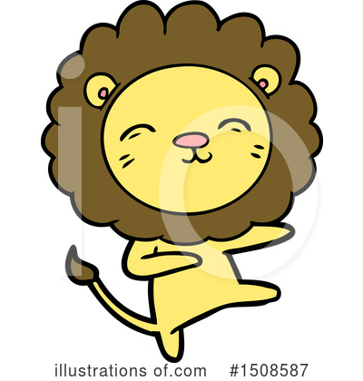 Royalty-Free (RF) Lion Clipart Illustration by lineartestpilot - Stock Sample #1508587