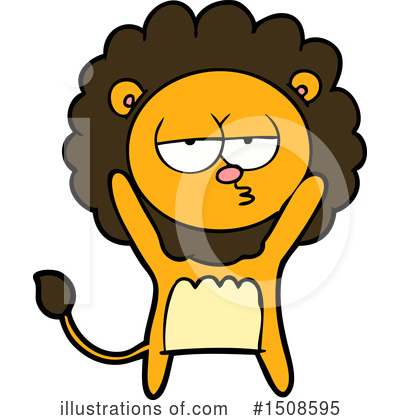 Royalty-Free (RF) Lion Clipart Illustration by lineartestpilot - Stock Sample #1508595
