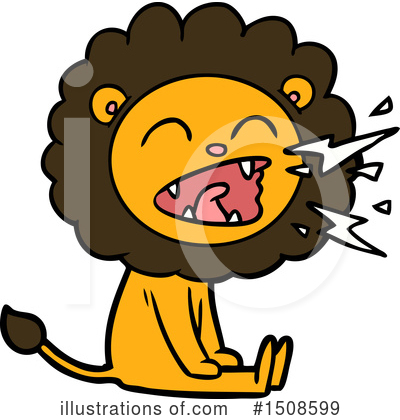Royalty-Free (RF) Lion Clipart Illustration by lineartestpilot - Stock Sample #1508599