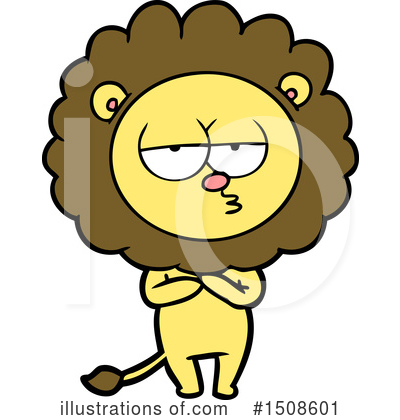 Royalty-Free (RF) Lion Clipart Illustration by lineartestpilot - Stock Sample #1508601