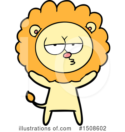 Royalty-Free (RF) Lion Clipart Illustration by lineartestpilot - Stock Sample #1508602