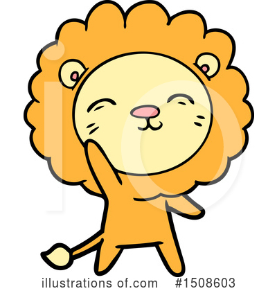 Royalty-Free (RF) Lion Clipart Illustration by lineartestpilot - Stock Sample #1508603