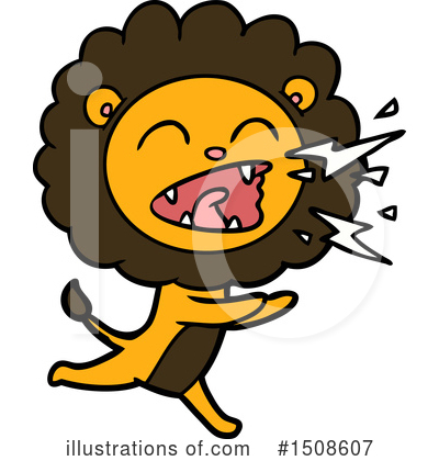 Royalty-Free (RF) Lion Clipart Illustration by lineartestpilot - Stock Sample #1508607