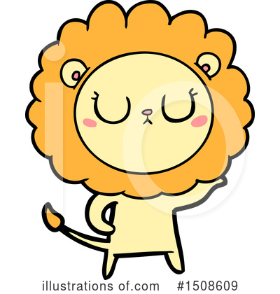 Royalty-Free (RF) Lion Clipart Illustration by lineartestpilot - Stock Sample #1508609