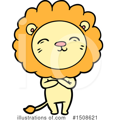 Royalty-Free (RF) Lion Clipart Illustration by lineartestpilot - Stock Sample #1508621