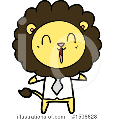 Royalty-Free (RF) Lion Clipart Illustration by lineartestpilot - Stock Sample #1508628