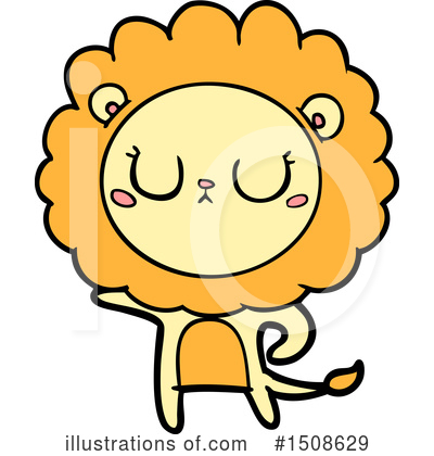 Royalty-Free (RF) Lion Clipart Illustration by lineartestpilot - Stock Sample #1508629