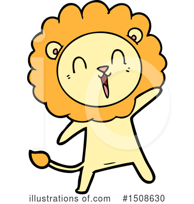 Royalty-Free (RF) Lion Clipart Illustration by lineartestpilot - Stock Sample #1508630