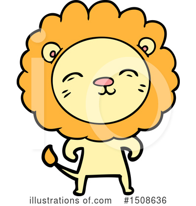 Royalty-Free (RF) Lion Clipart Illustration by lineartestpilot - Stock Sample #1508636