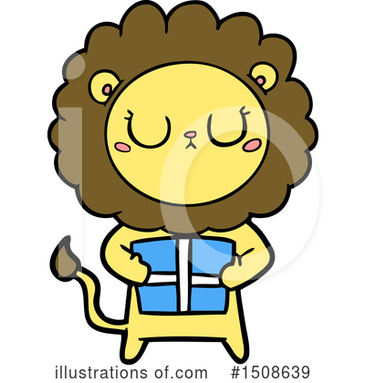 Royalty-Free (RF) Lion Clipart Illustration by lineartestpilot - Stock Sample #1508639