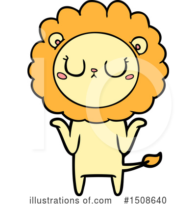 Royalty-Free (RF) Lion Clipart Illustration by lineartestpilot - Stock Sample #1508640