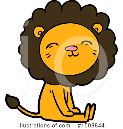 Royalty-Free (RF) Lion Clipart Illustration by lineartestpilot - Stock Sample #1508644