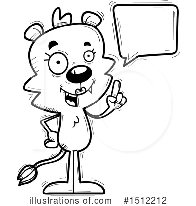 Royalty-Free (RF) Lion Clipart Illustration by Cory Thoman - Stock Sample #1512212