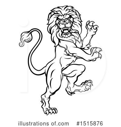 Royalty-Free (RF) Lion Clipart Illustration by AtStockIllustration - Stock Sample #1515876