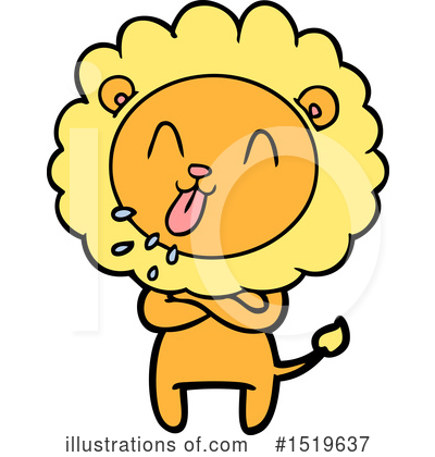 Royalty-Free (RF) Lion Clipart Illustration by lineartestpilot - Stock Sample #1519637