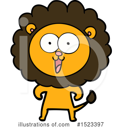 Royalty-Free (RF) Lion Clipart Illustration by lineartestpilot - Stock Sample #1523397