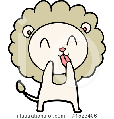Royalty-Free (RF) Lion Clipart Illustration by lineartestpilot - Stock Sample #1523406