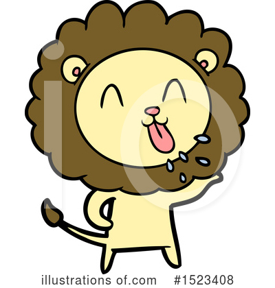 Royalty-Free (RF) Lion Clipart Illustration by lineartestpilot - Stock Sample #1523408