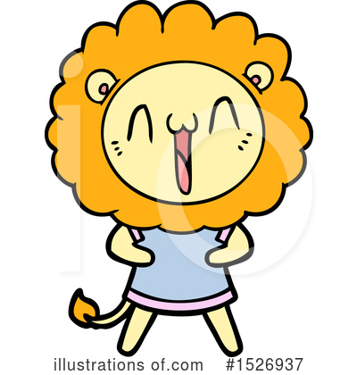 Royalty-Free (RF) Lion Clipart Illustration by lineartestpilot - Stock Sample #1526937
